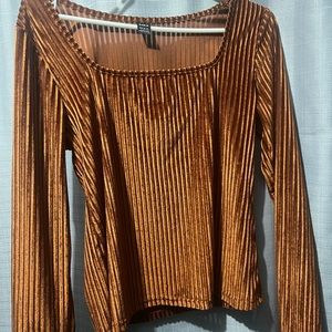 Brown top from shien long sleeve